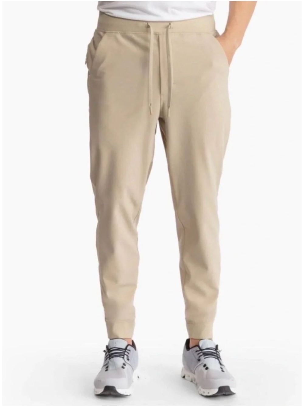 Birddogs Wayne Regretzkys Tan Khaki Stretch Built In Liner Joggers Size L